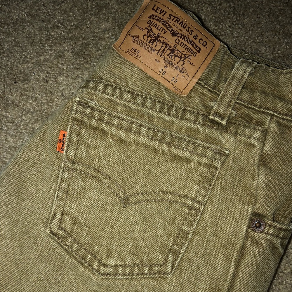 Orange Tab Levi’s Cutoffs